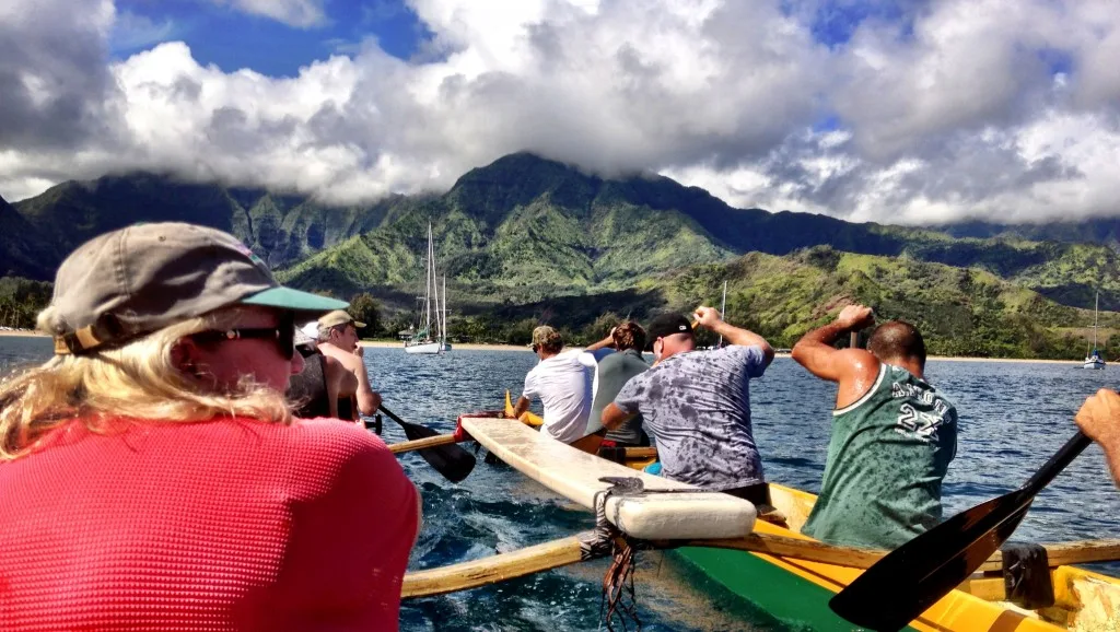 Hawaiian canoeing