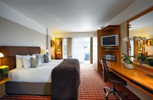 Comfort helps when battling jet lag! Room at the Croke Park Hotel