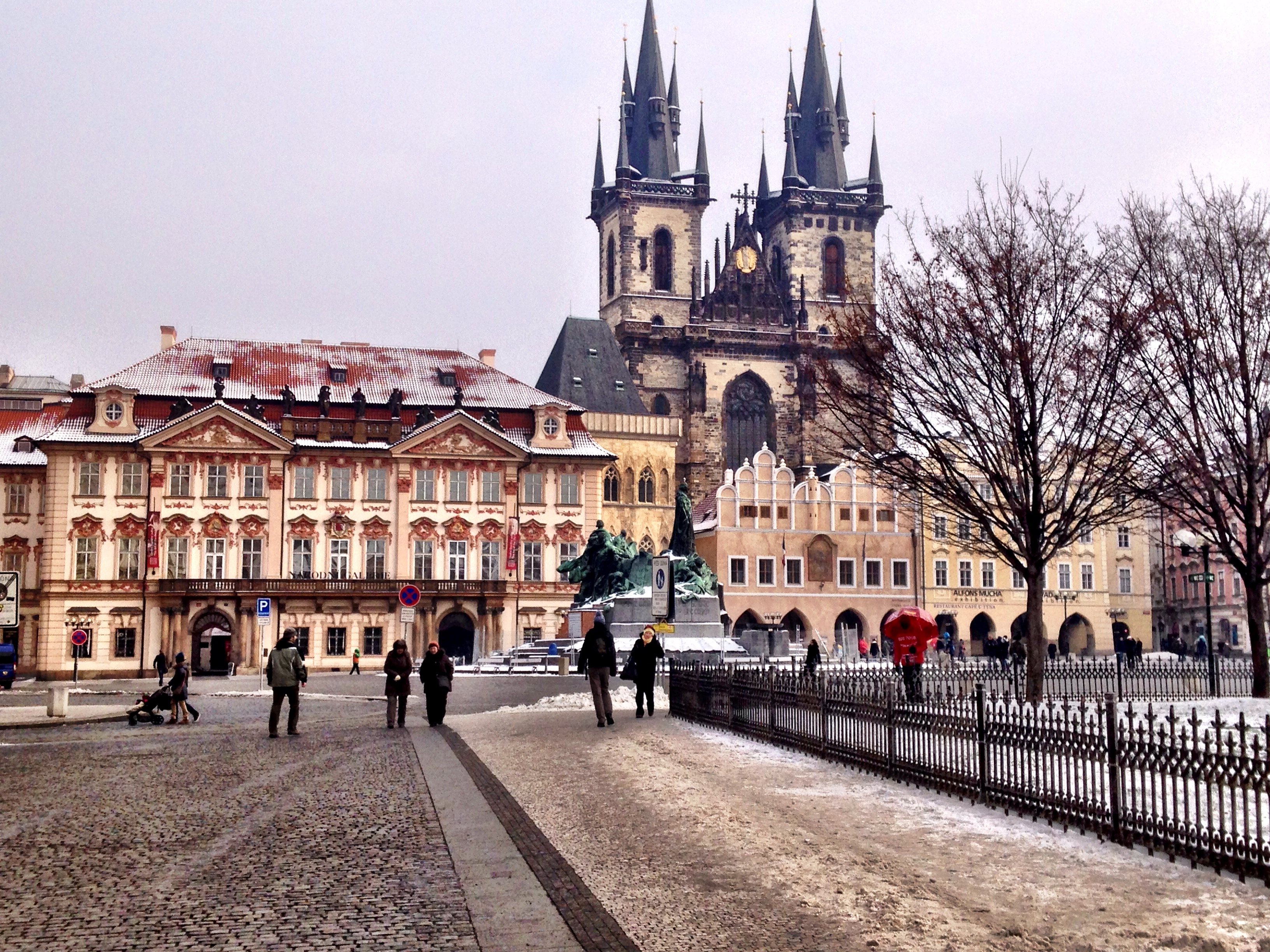 walking around Prague