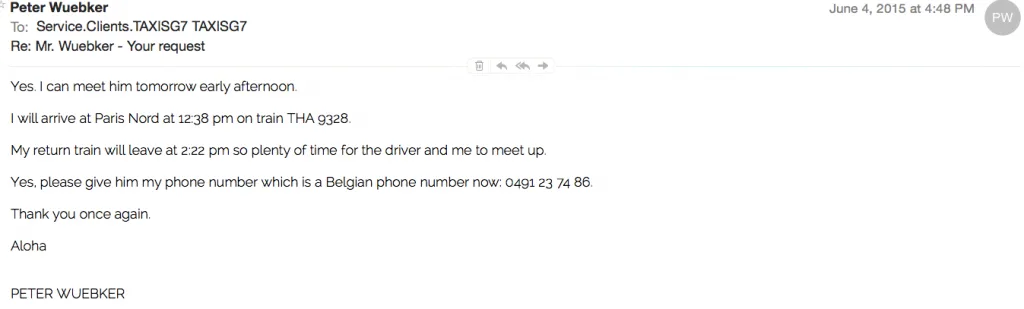 Taxi Email 5