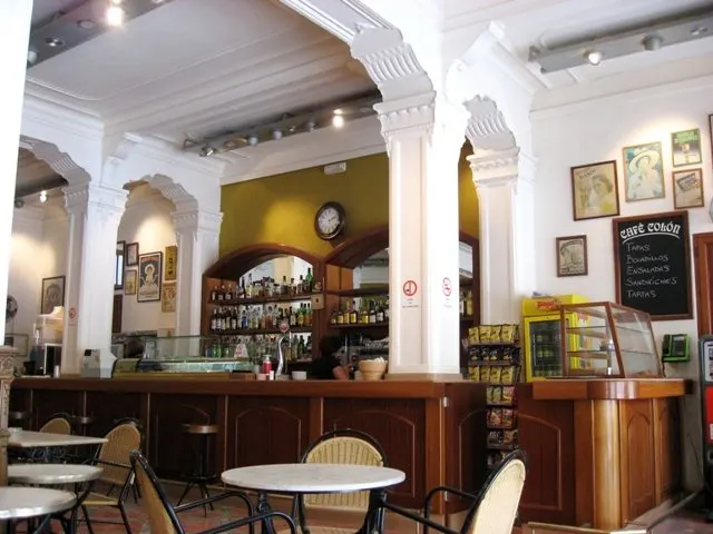 Former bank, now Café Colón, Llucmajor, Photo Credit: majorholidaycheck.de