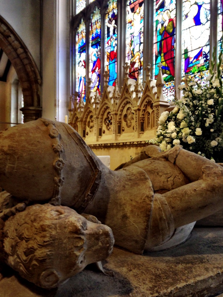 effigy of Thomas, Lord de Braose in St Mary's Horsham