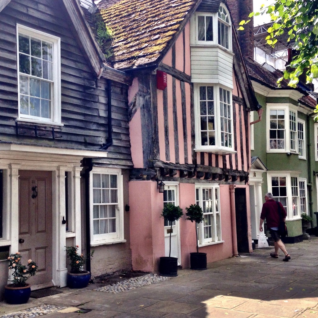 West Sussex village life row houses