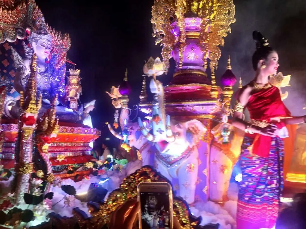 Loy Krathong Parade float