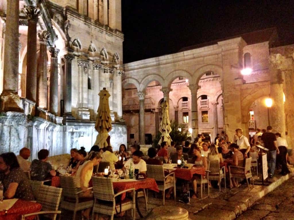 Restaurant in Diocletian's Palace