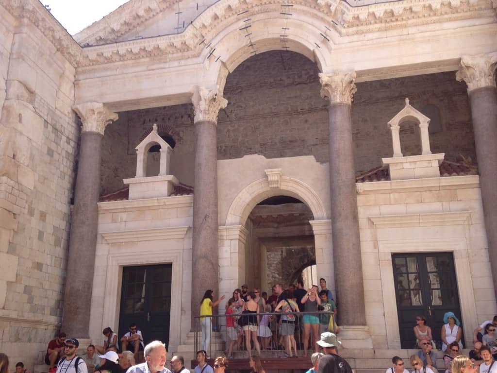 Peristyle Vestibule Facade Diocletian's Palace