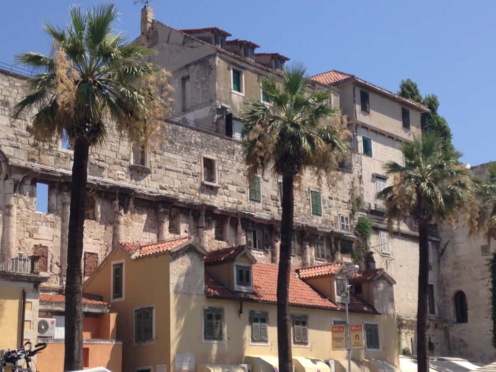 Buildings from different eras in Diocletian's Palace