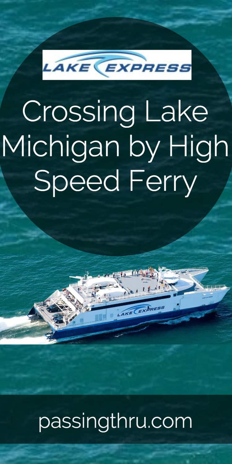 Lake Express Ferry Crossing Lake Michigan Passing Thru For the