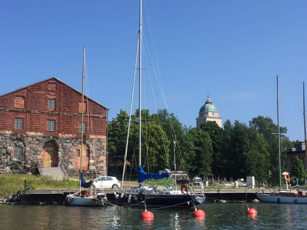 Suomenlinna Church and Harbor Buildings