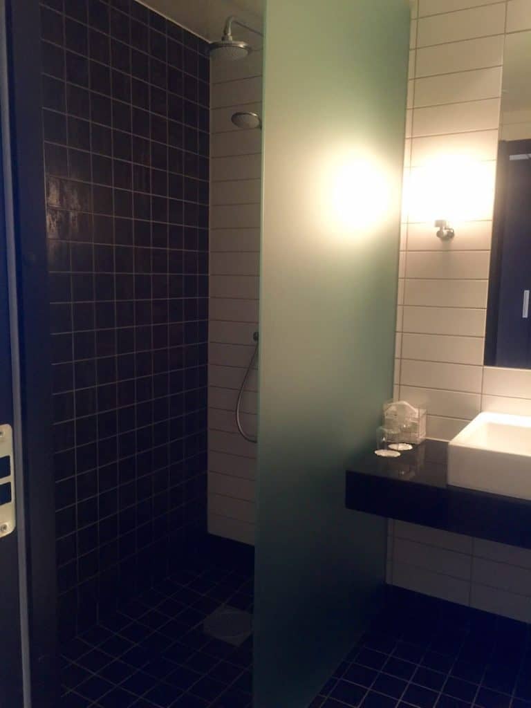 Clarion Hotel Sense shower