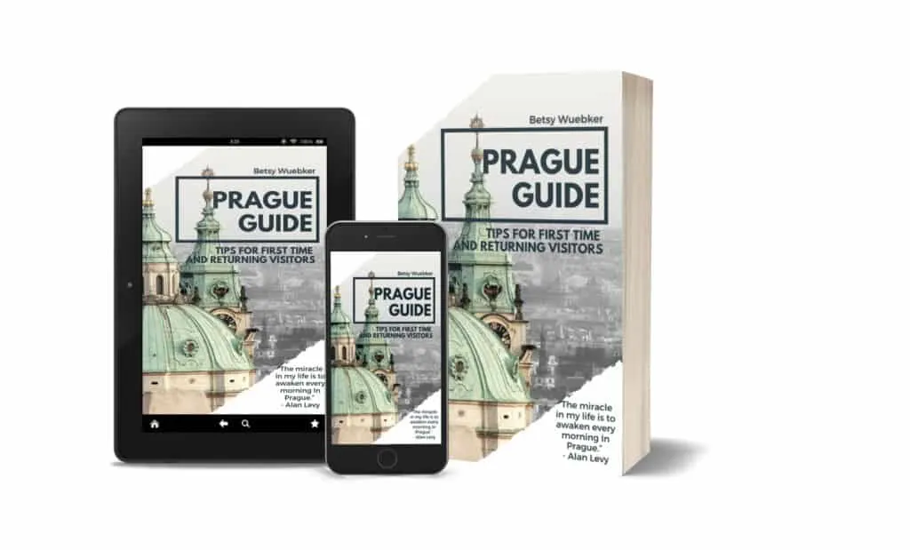 paperback and e-book guide to Prague