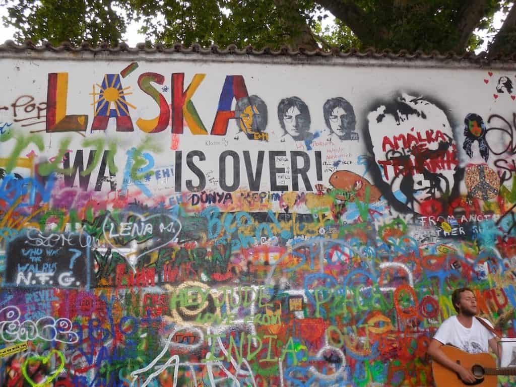Lennon Wall via MakeTimeToSeeTheWorld