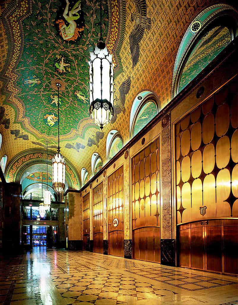 fisher building lobby detroit