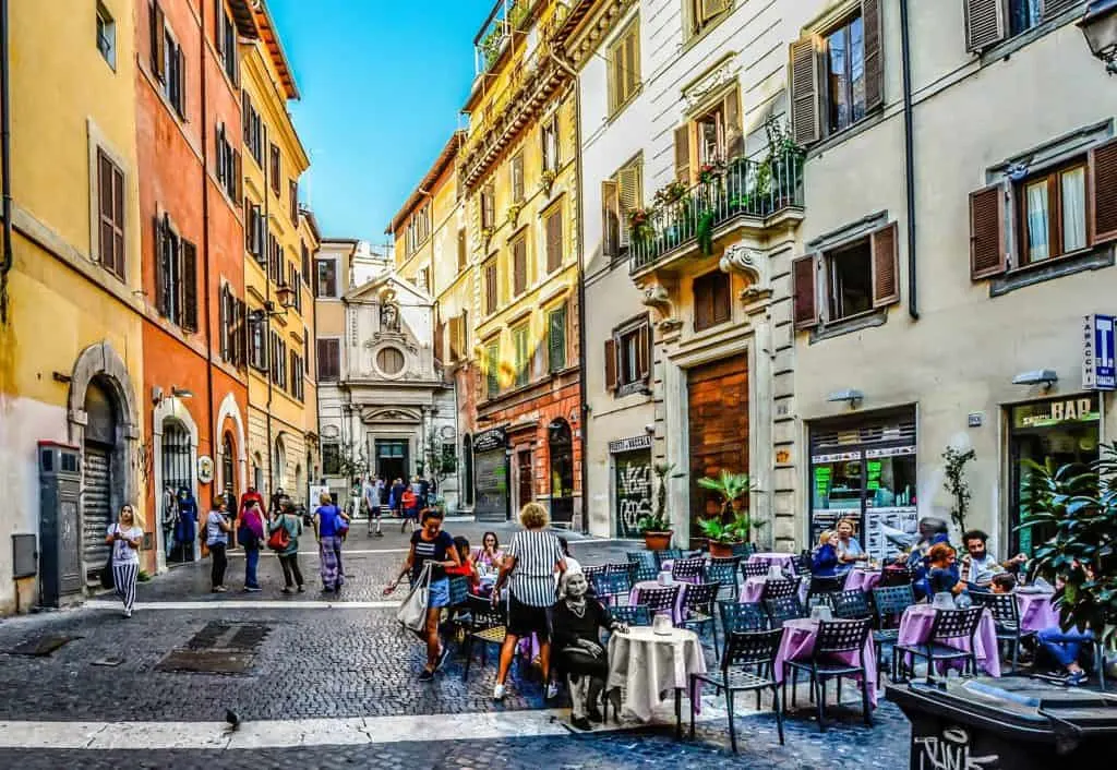 rome street scene