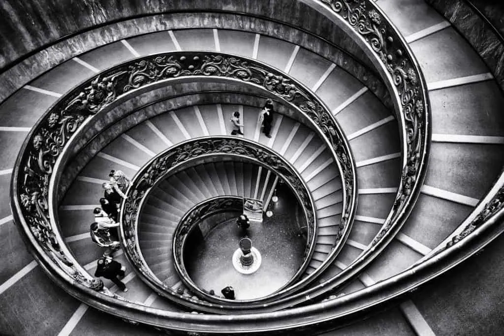 double helix stairway at the vatican