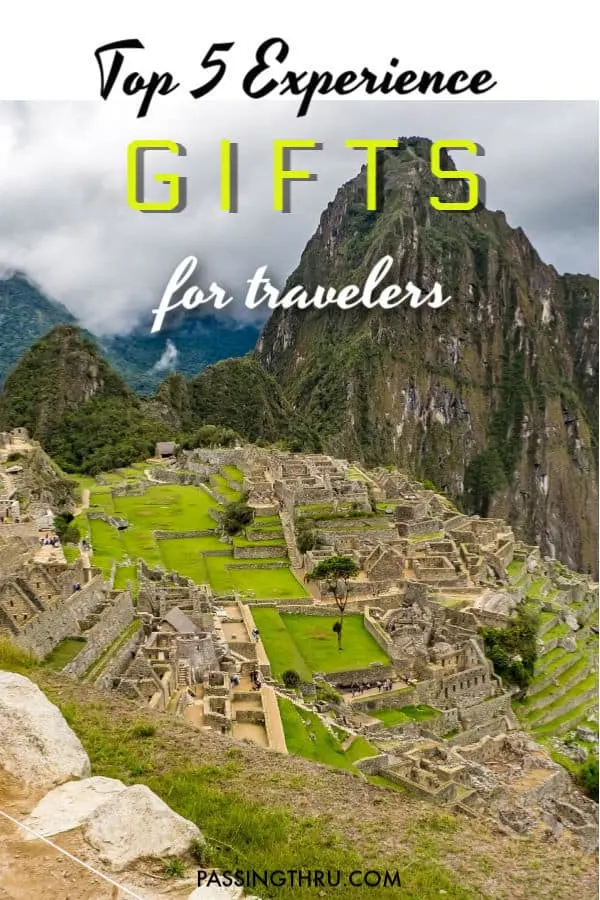top 5 gift experiences for travelers