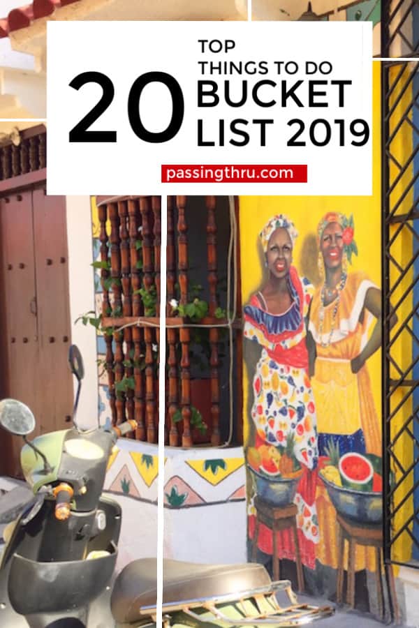 bucket list 2019 top 20