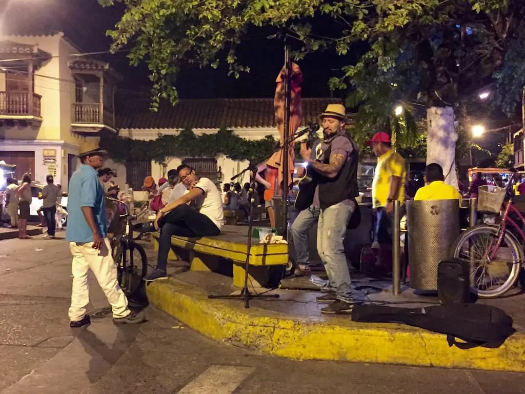 is cartagena safe? the getsemani neighborhood is lively and safe at night