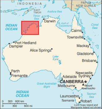 Location kimberley