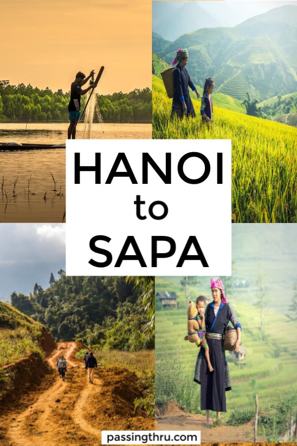 Hanoi to Sapa four rural mountain scenes
