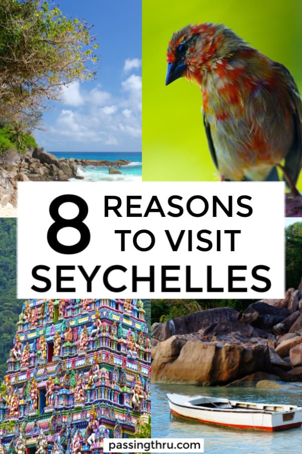 8 Reasons to Visit Seychelles beach boat bird temple