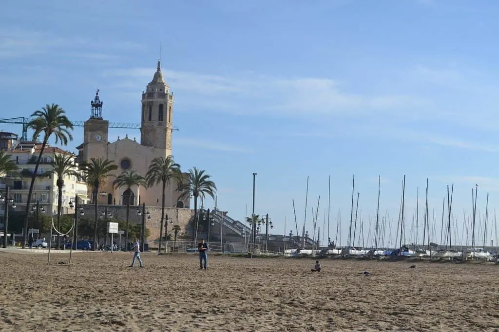 best day trips from barcelona spain: sitges