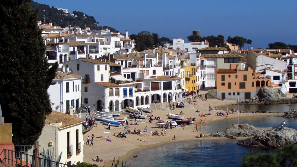 day trips in barcelona spain: costa brava seaside village