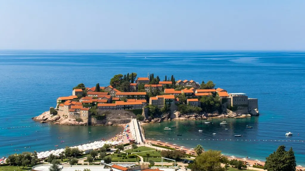 sveti stefan one of the top places to visit in Montenegro