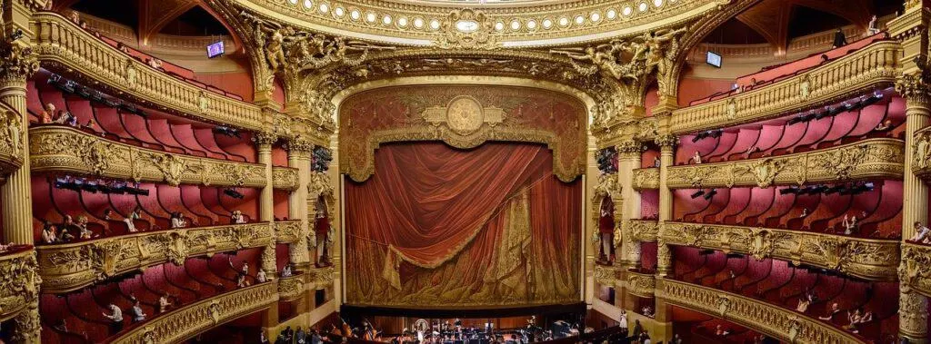 culture during your travels: ornate theater stage