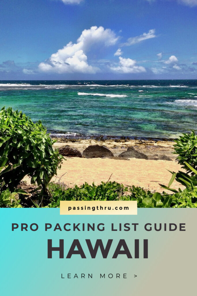 pro packing list guide hawaii