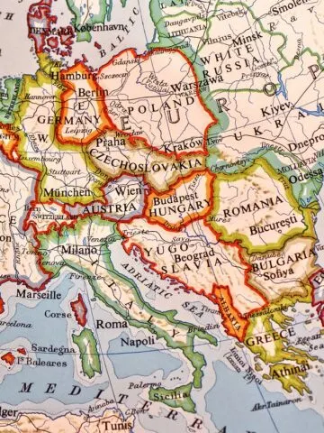 europe bucket list map
