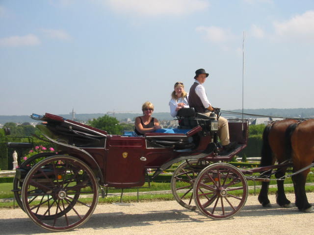 carriage ride at versailles