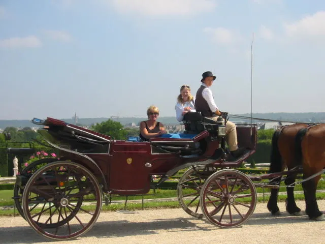 carriage ride at versailles
