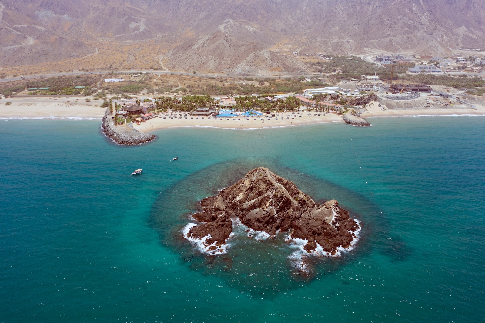 Snoopy Island in Fujairah UAE