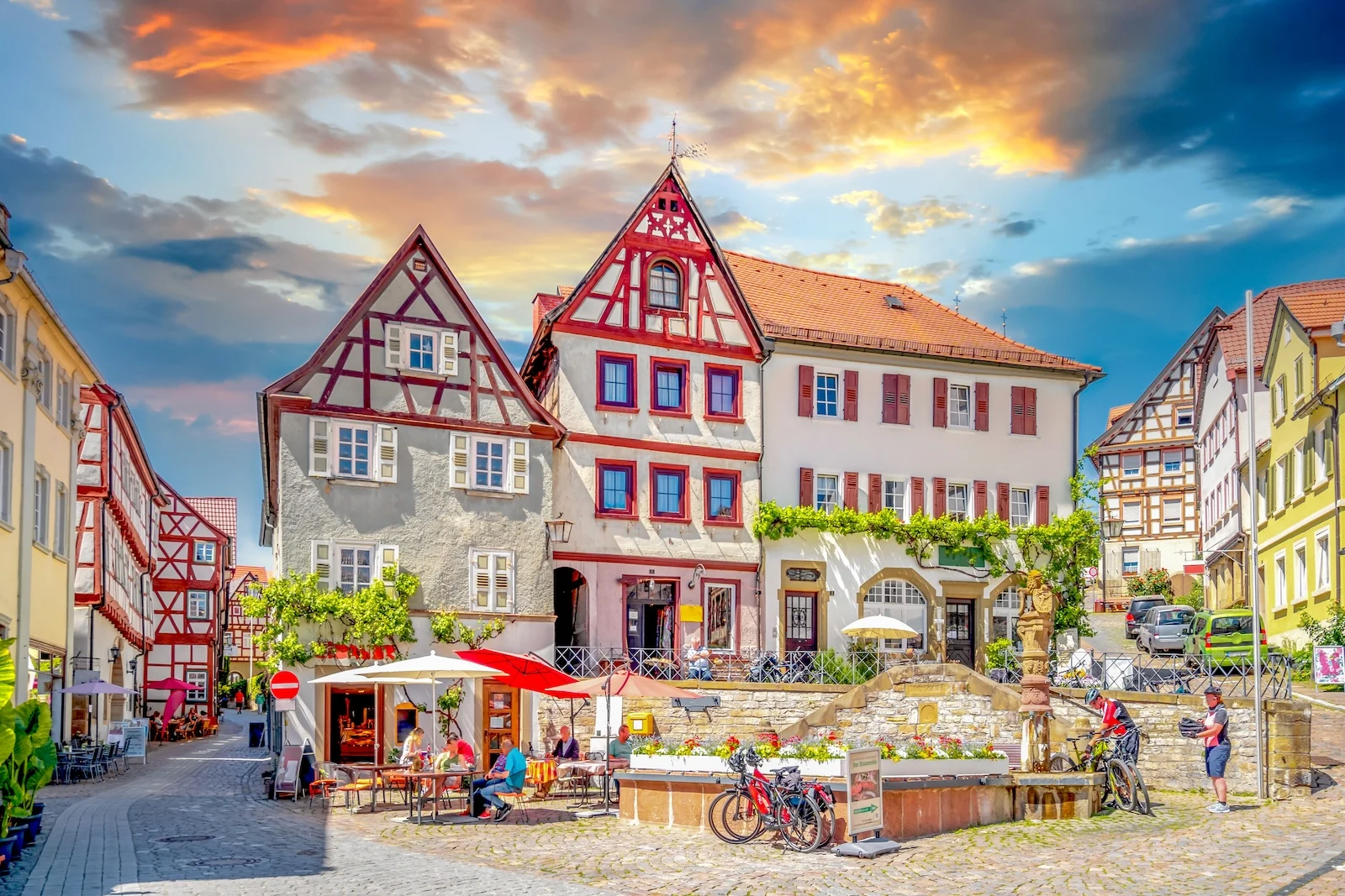 Old City, Bad Wimpfen, Baden Württemberg, Germany